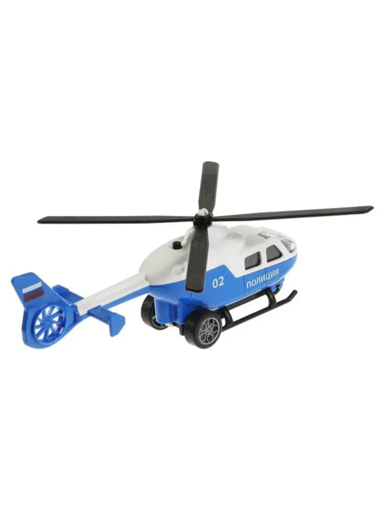 Игрушечный вертолёт Полиция детский звук свет 15 см