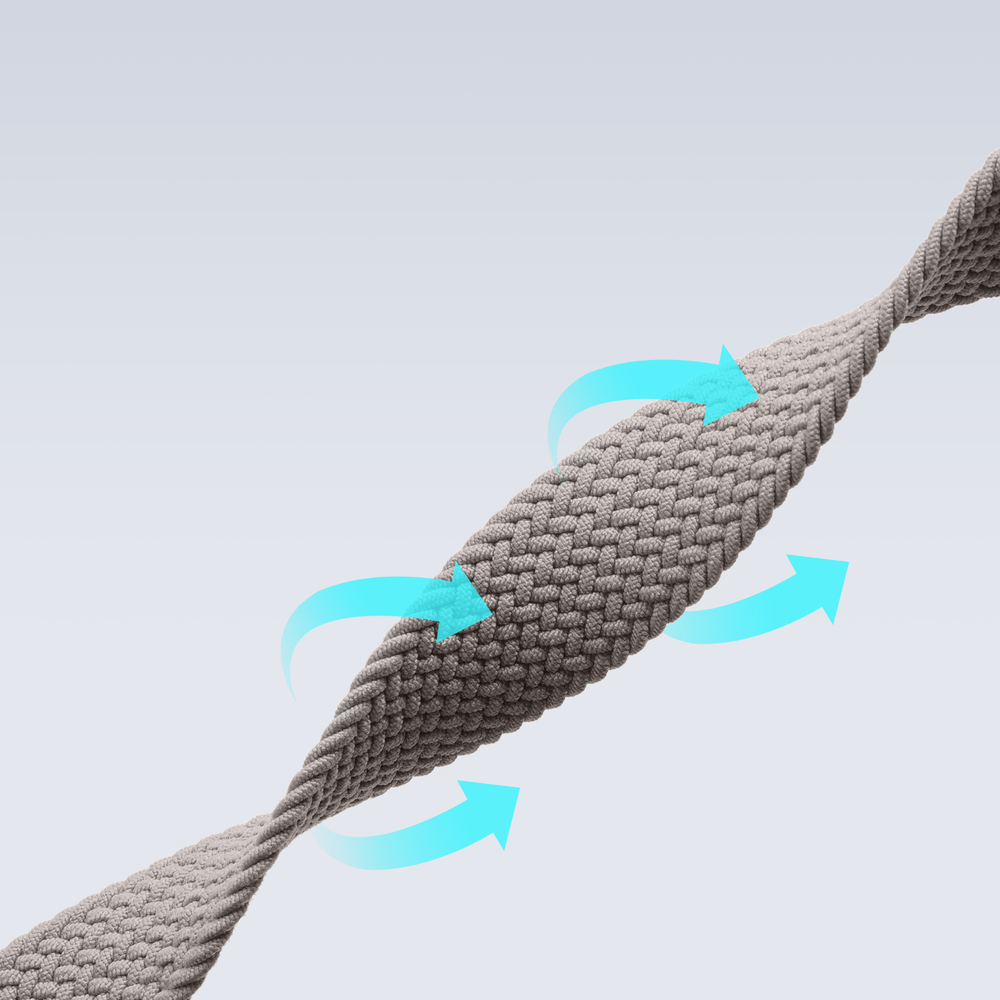 Эластичный ремешок темно-серого цвета (Clay) для смарт часов Apple Watch размером 38, 40, 41 и 42MM, серия Mixture Ultra Series от Dux Ducis