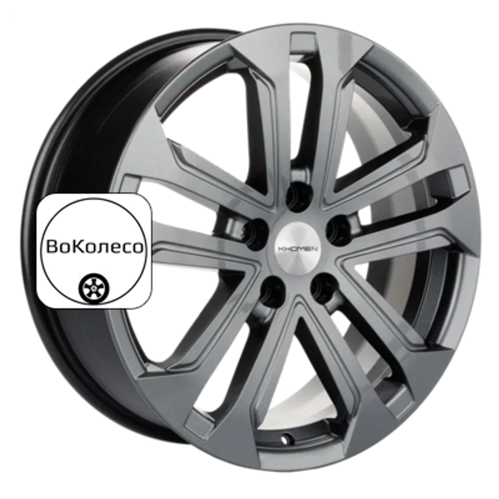 7x18/5x108 ET33 D60,1 KHW1803 (Chery Tiggo 4/Tiggo 7 Pro) Gray Khomen Wheels
