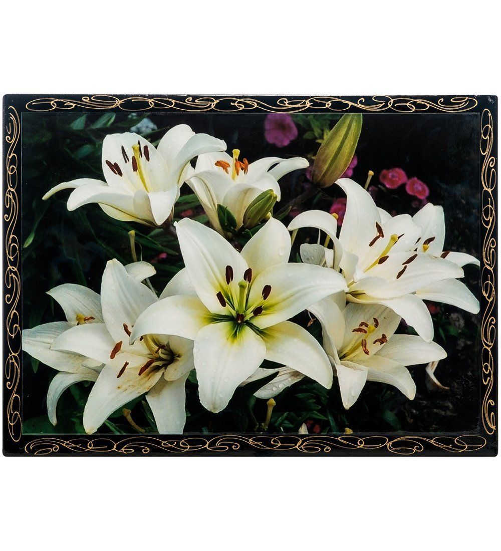 Народные промыслы ШК-13/33-B Шкатулка в технике декупаж (прям. 32х23х6,5)