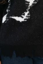 Свитер рваный Наиль (черный) Б14419-13М LT Collection