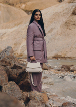 Сумка Polene Mokki EDITION TEXTURED CHALK