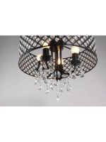 Люстра подвесная лофт хрусталь 4*E14*40