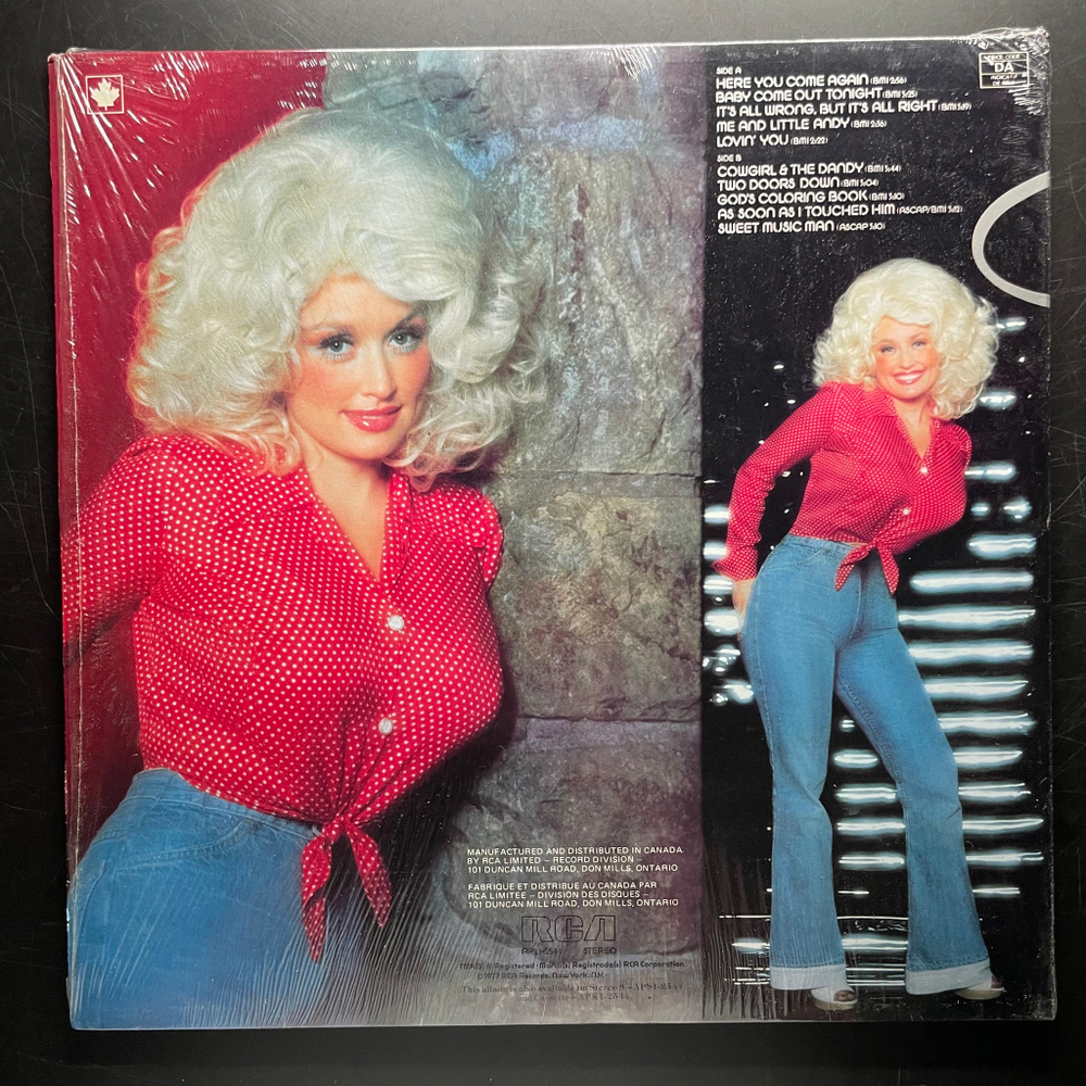 Dolly Parton ‎– Here You Come Again (Канада 1977г.)
