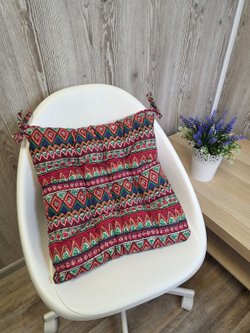 Подушка на стул квадратная 45*45см бохо (Т40-450К)