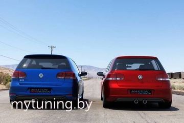 Диффузор заднего бампера R32 LOOK VW Golf 6