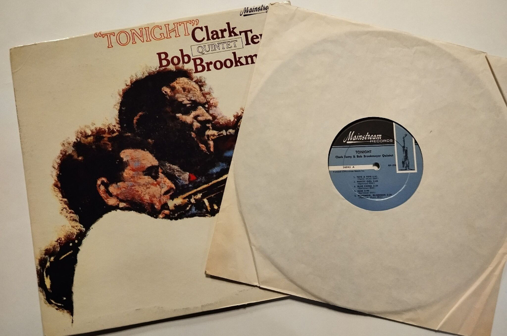 Винтажная виниловая пластинка LP Clark Terry, Bob Brookmeyer Quintet Tonight (USA 1965)
