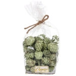 Композиция для декора «Лесное удовольствие» 11*11*14 см (150 гр), зелёный