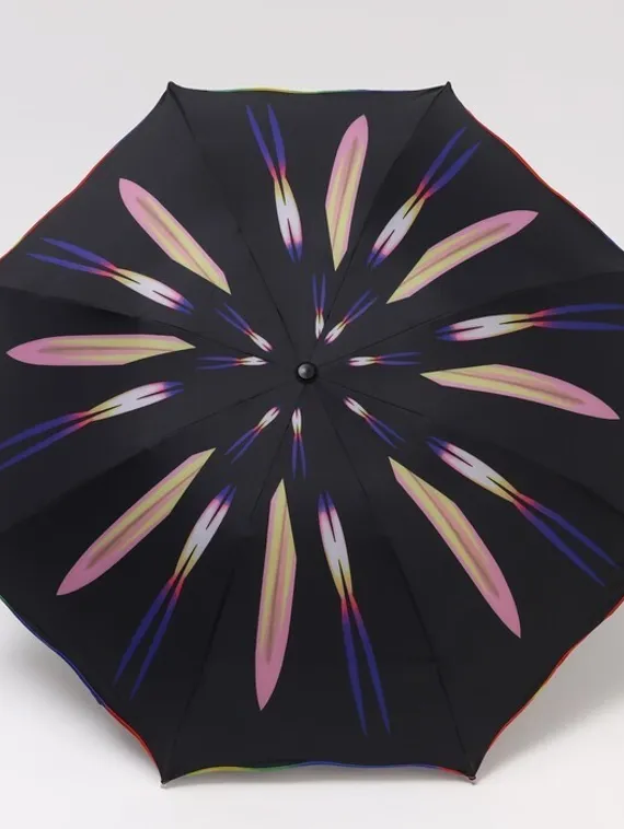 Зонт механический «Цветок», 4 сложения, 8 спиц, R = 47 см, рисунок МИКС