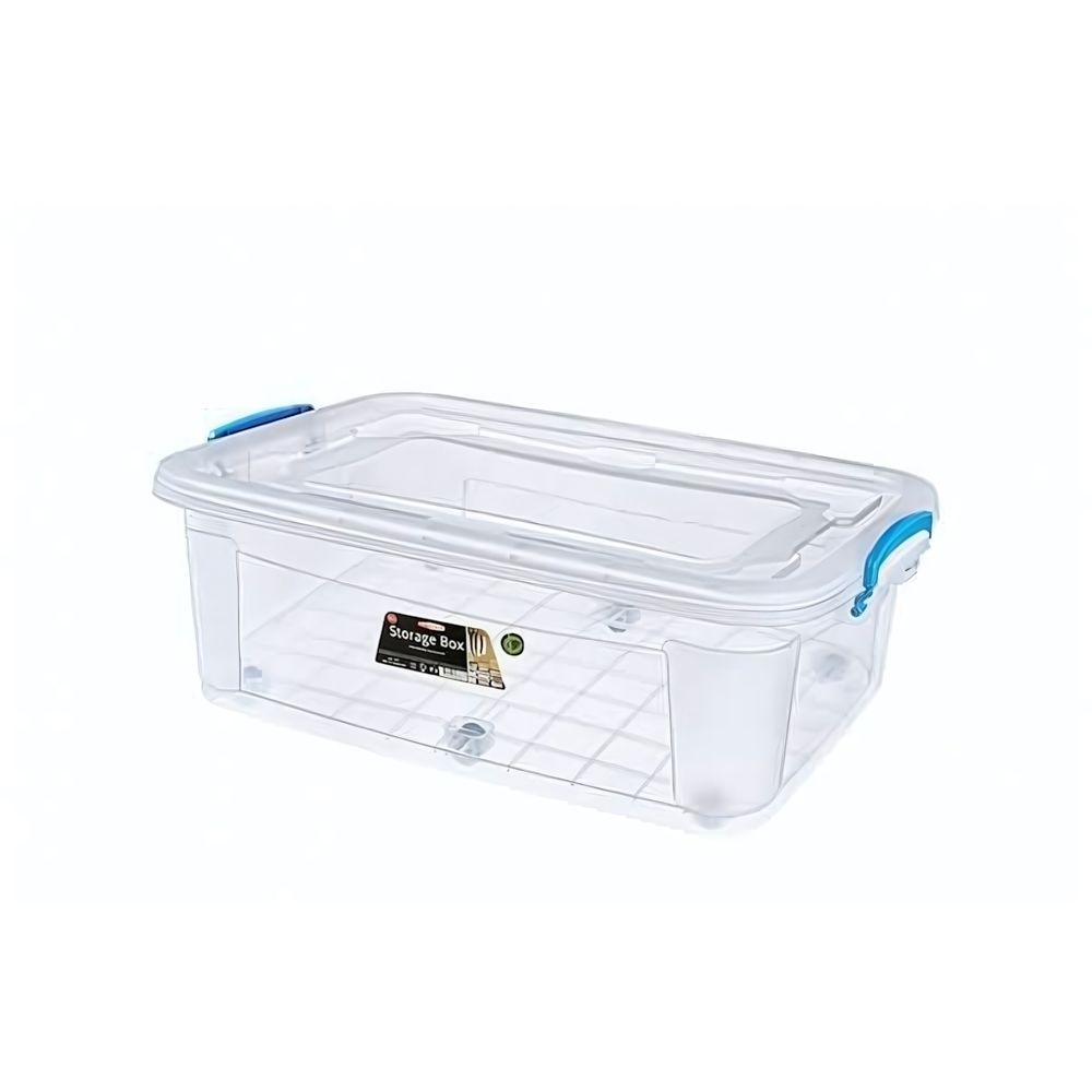 Контейнер &quot;Storage Box&quot; 30 л на колёсах 640*415*195 цвет в ассортименте