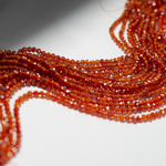 Фианиты, оттенок "Хурма", 4мм, шар, микроогранка