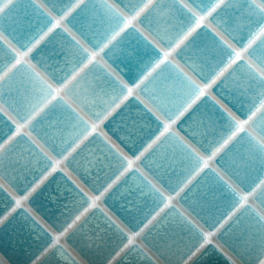 Мозаика стеклянная Atlantis Blue Art/Атлантика живописно-синий (24х24) 315х315х4 мм (шт)