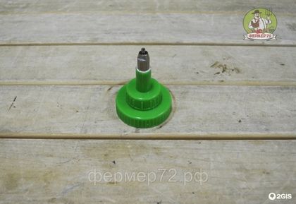 Поилка ниппельная металлическая под бутылку 0,5-5 л