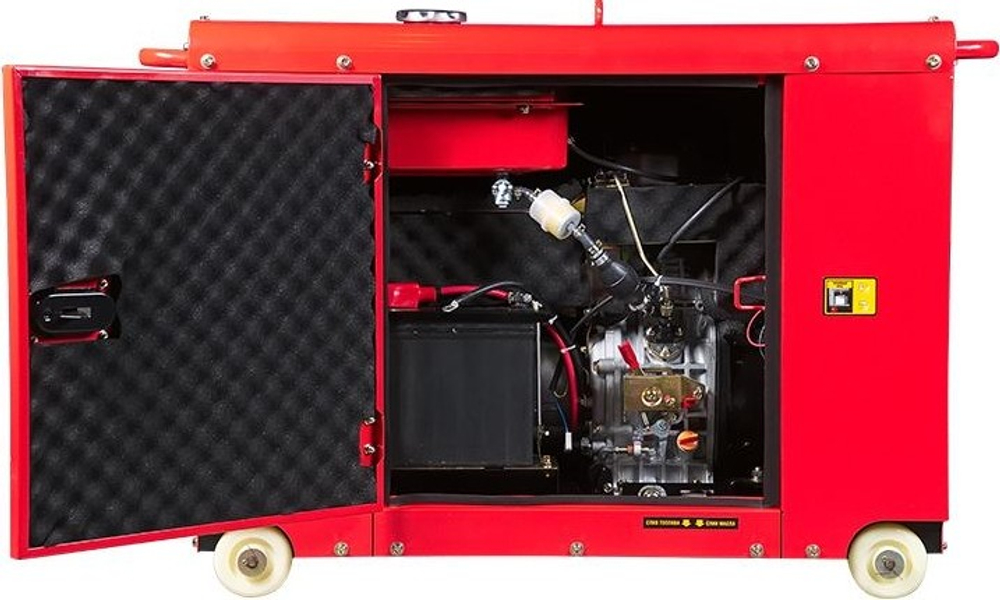 Электростанция дизельная с воздушным охлаждением FUBAG DS  6500 AC ES в кожухе 431743