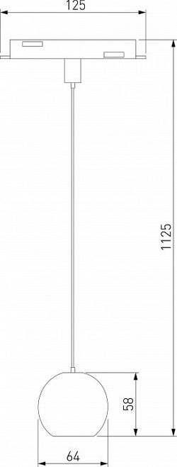 Подвесной светильник Elektrostandard Slim Magnetic a062804