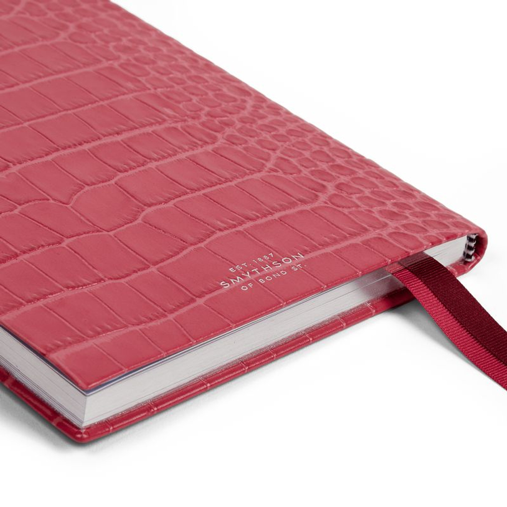 Smythson Ежедневник 22026 Soho Weekly Diary with Slide in Mara, Lilac