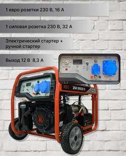 Бензиновый генератор Mitsui Power ECO ZM 8500 EA