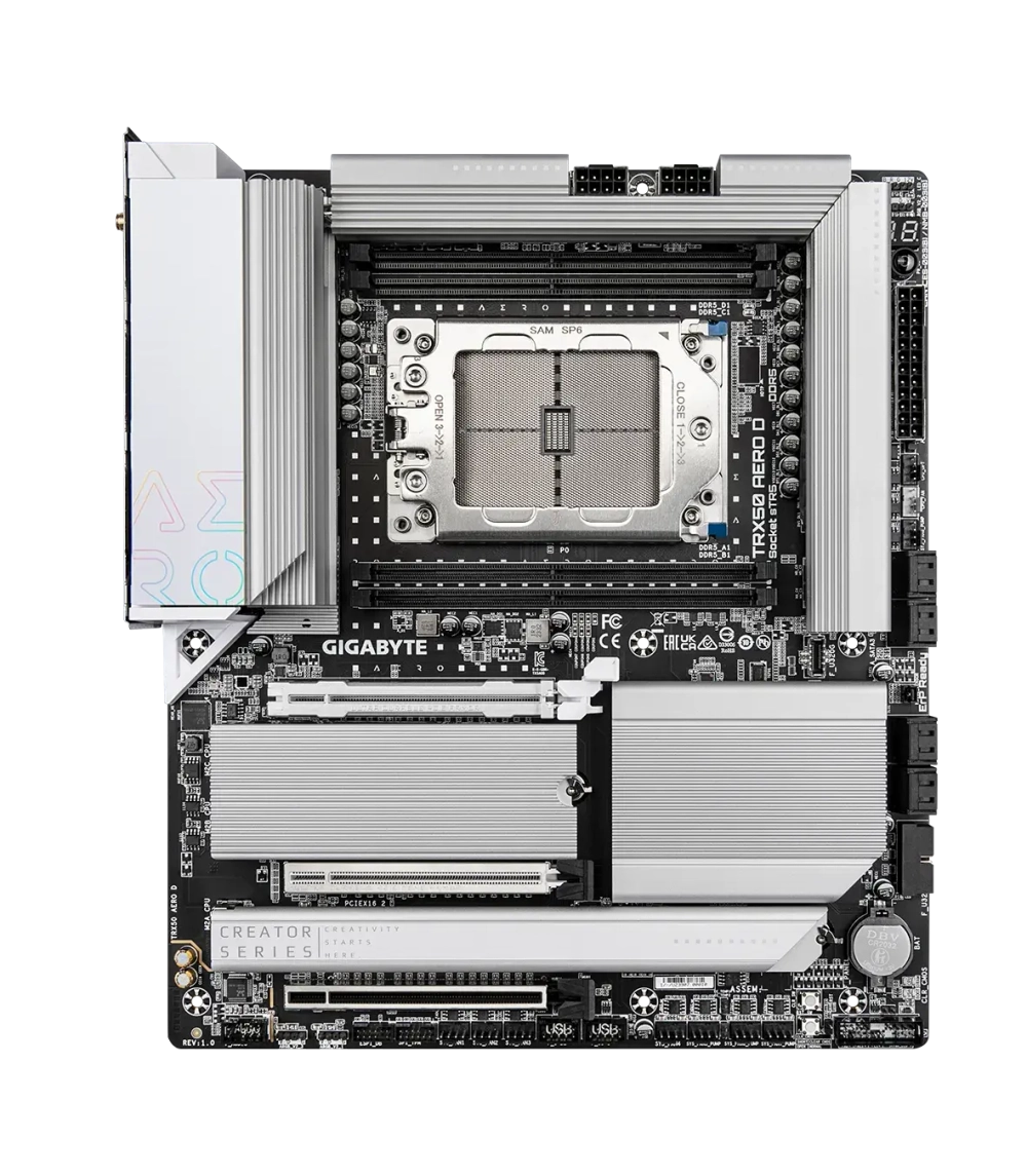 Материнская плата GIGABYTE TRX50 AERO D, sTR5, TRX50, E-ATX (TRX50 AERO D)