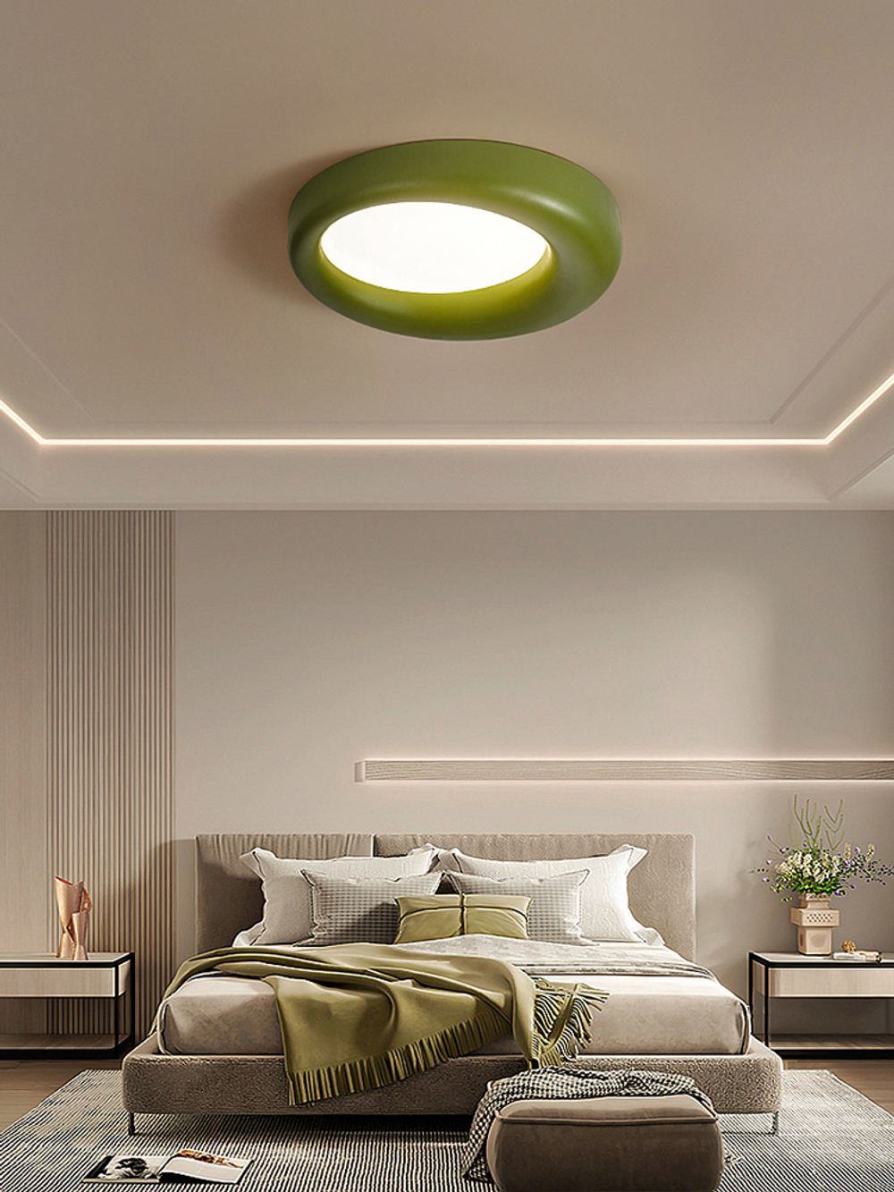 Ceiling design lamp Aozzo by Ligth Room (Green)