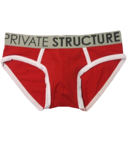 Мужские трусы слипы Private Structure Spectrum Low Rise Brief RED PST0018