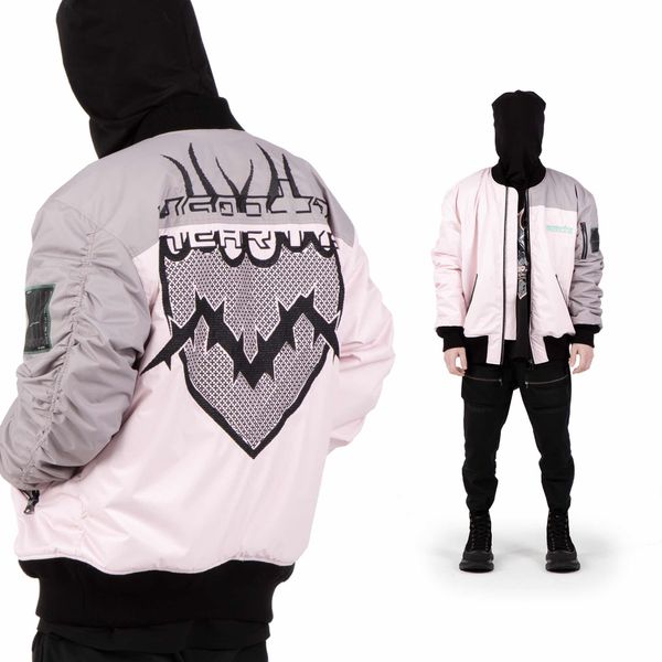 Бомбер Type-A Flight Jacket Frozen Berry Розовый - фото 2