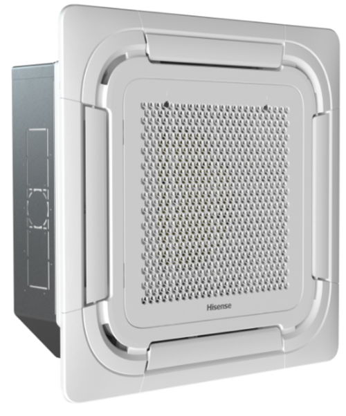 Сплит-система кондиционер кассетный Hisense ACT-24UR4RJC8/AUW-24U4RJ7 на 70 м²