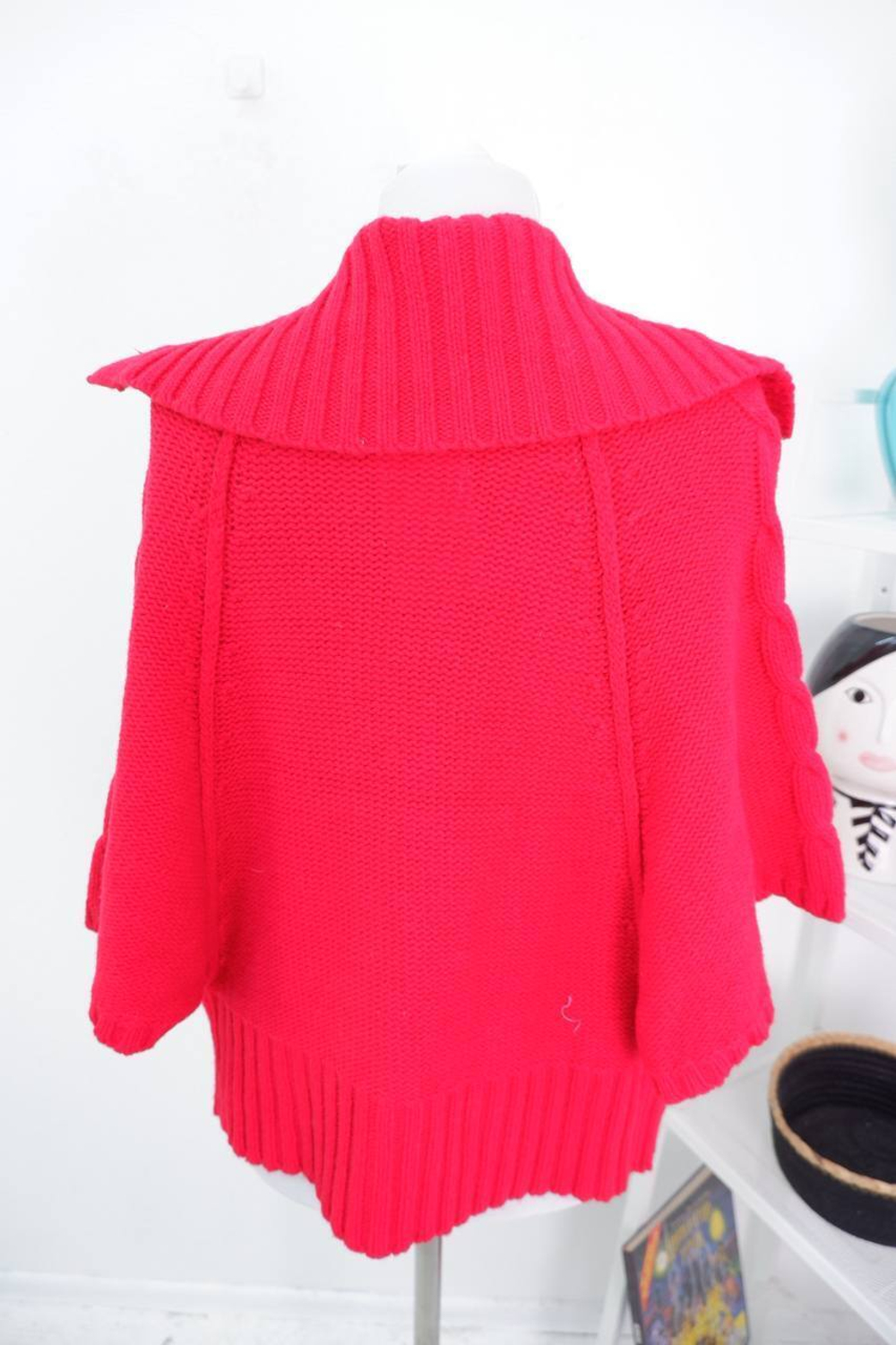 Кофта Irina Pan красная шерстяная 44-46 размер