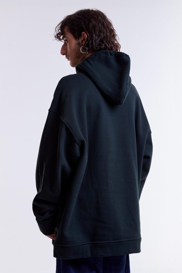 Худи Ландыш Warm Темно-зеленый - фото 4