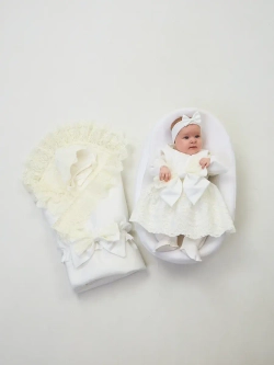 Конверт на выписку с платьем летний