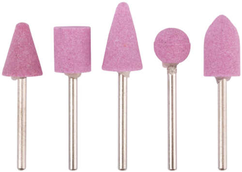 Шарошки абразивные по металлу, 5 шт. (малые) 36468