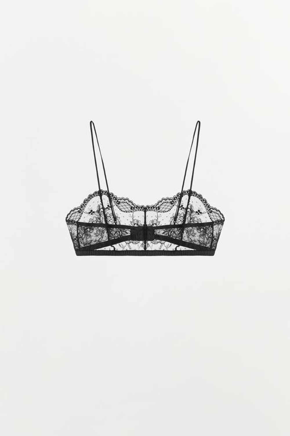 Бандо-бюстгальтер с кружевом - ZARA