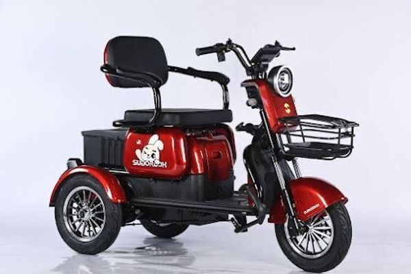 Электроскутер SUBORBOX X3 1000W (60V/23Ah) - Красный фото №1