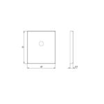 Накладка на шток цилиндра ESC.O.USS/K (BK Protector/USS) SN матовый никель