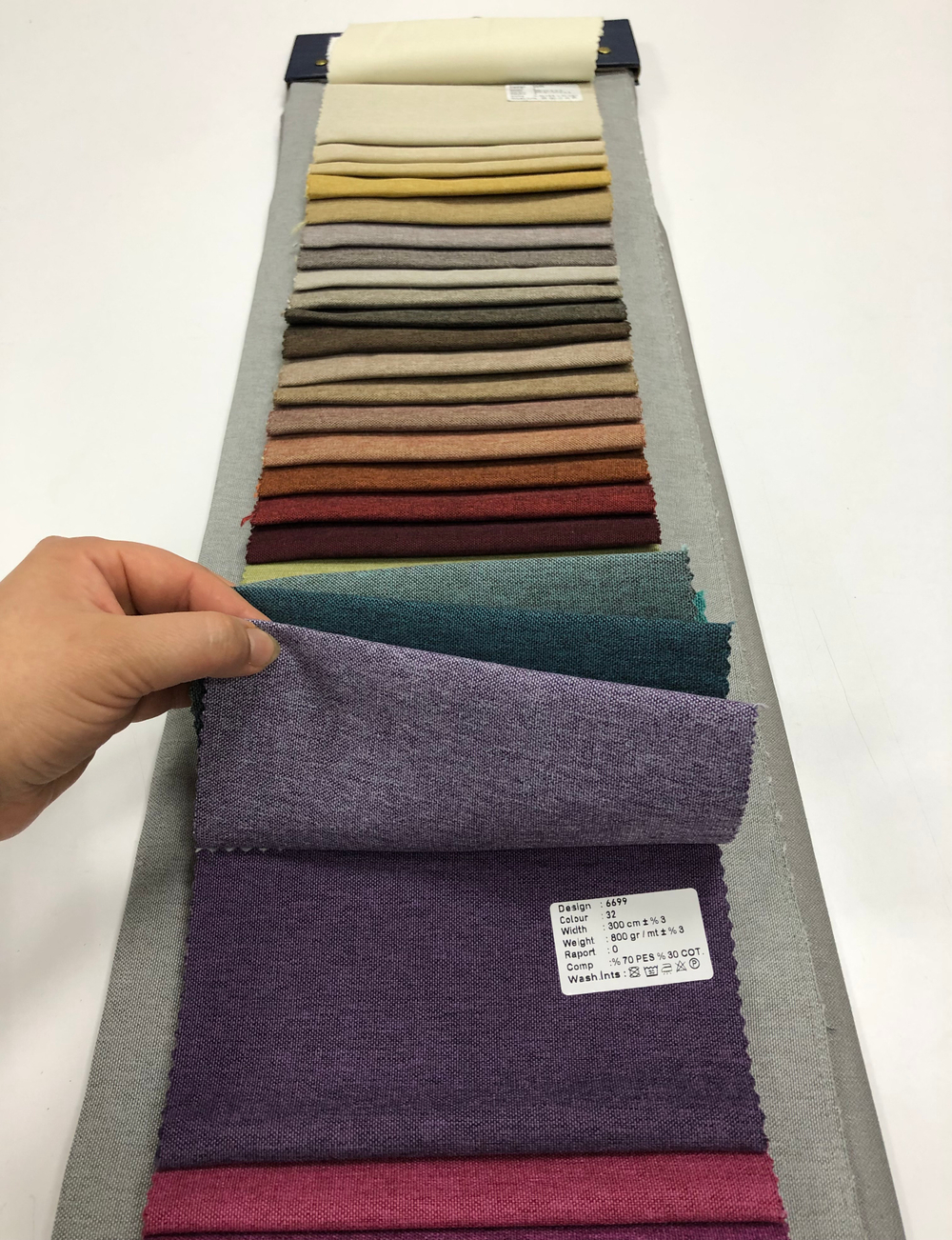 Портьерная ткань лен Megara арт. 6699