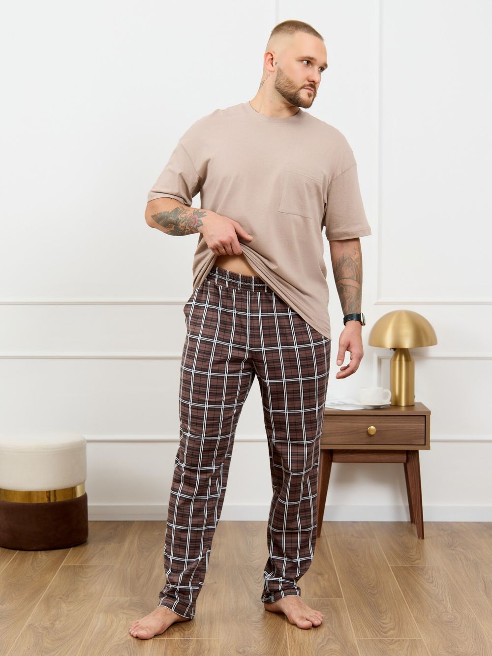 Костюм мужской Браун-3 Виотекс БЕЖЕВЫЙ