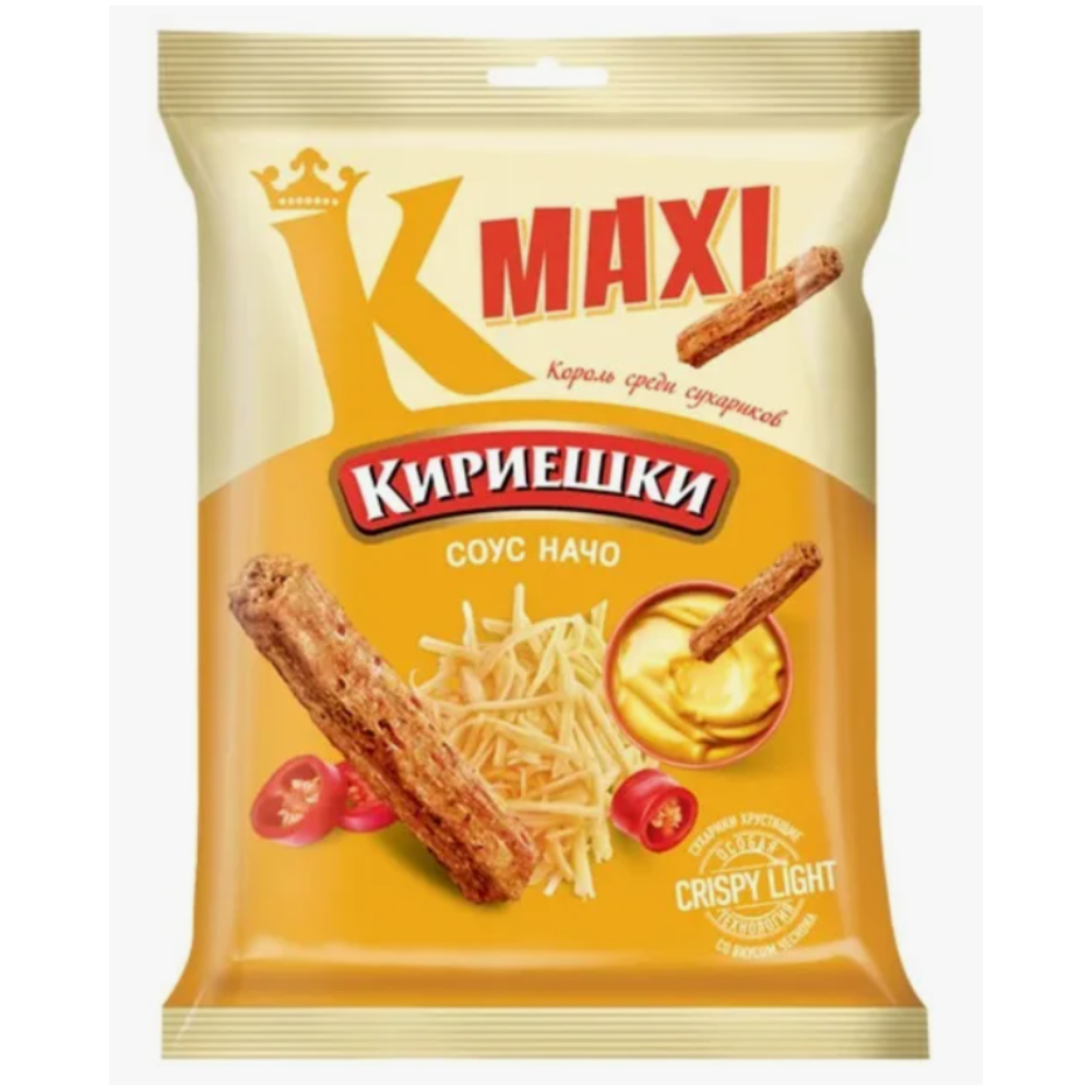 Сухарики кириешки Maxi Начо 60 гр