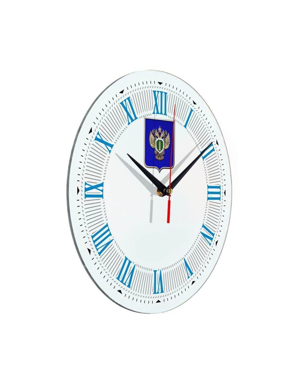 Настенные часы "Эмблема Прокуратуры щит 22" Декор для дома, подарок
