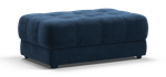 Босс пуф Велюр Монолит синий