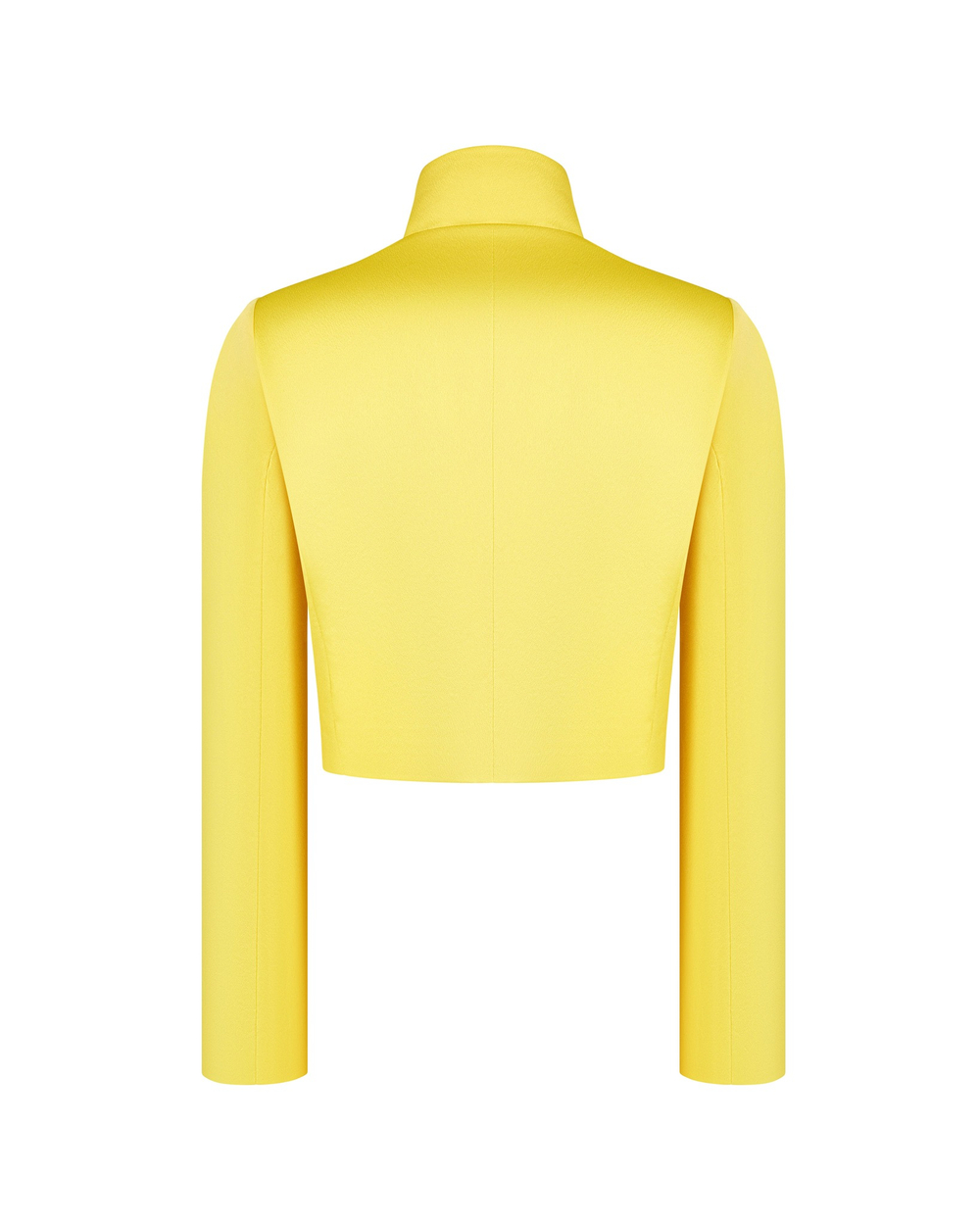 Жакет прямой с меховой отделкой