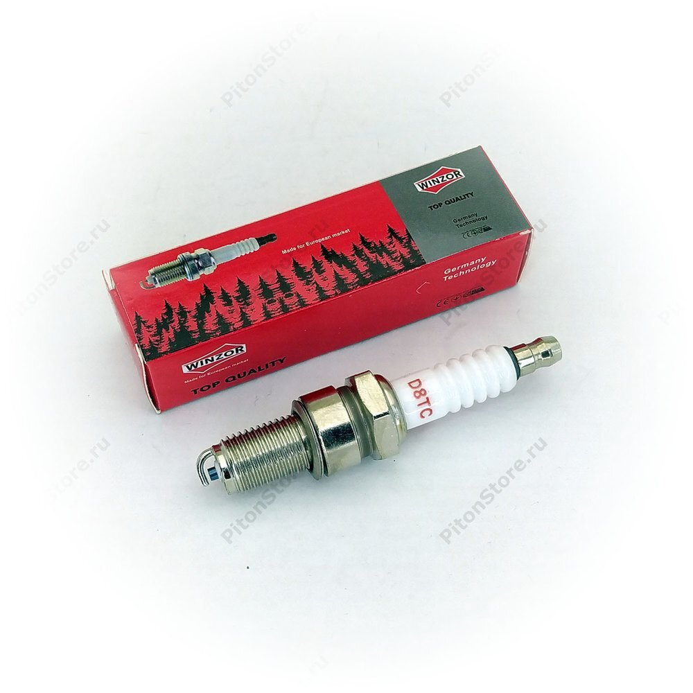Свеча зажигания D8TC (M12-1.25-мм, L:77/17-мм, ключ:17) [Winzor]