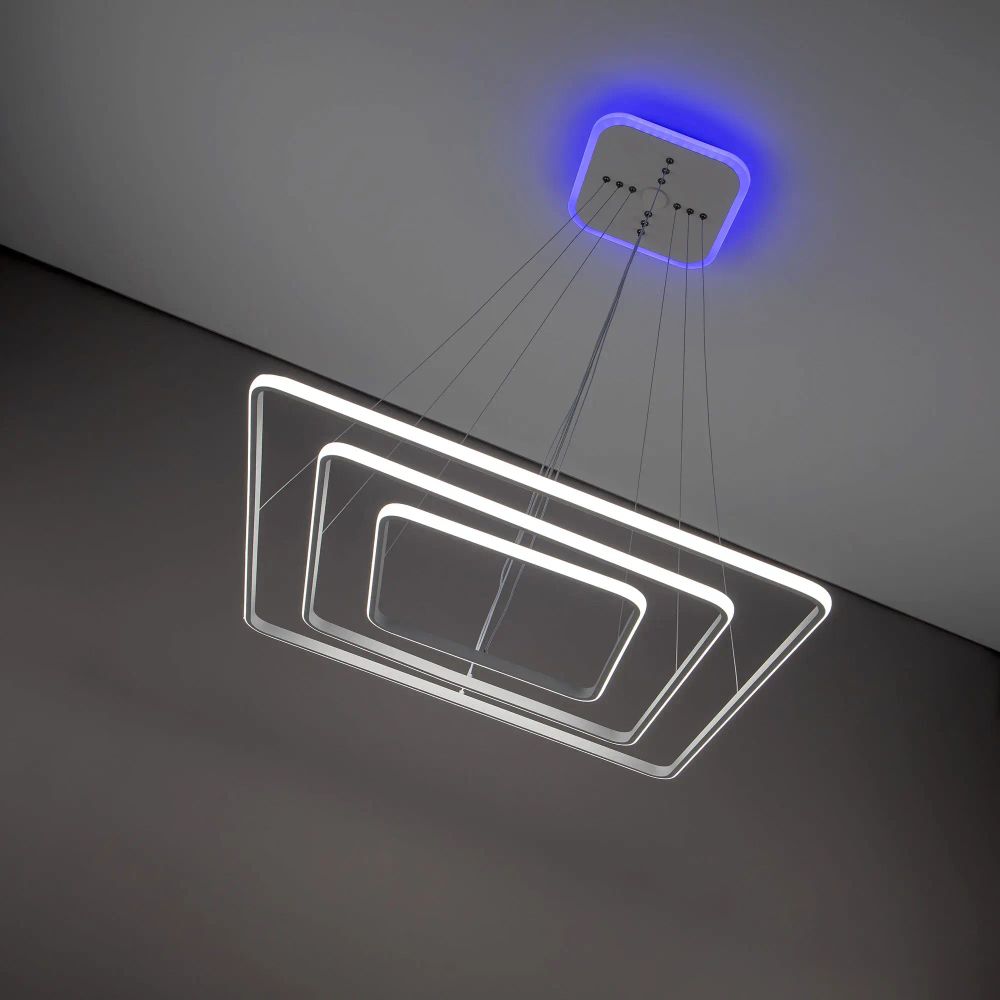 Citilux Неон Смарт CL731AK110E Умная подвесная люстра Белая