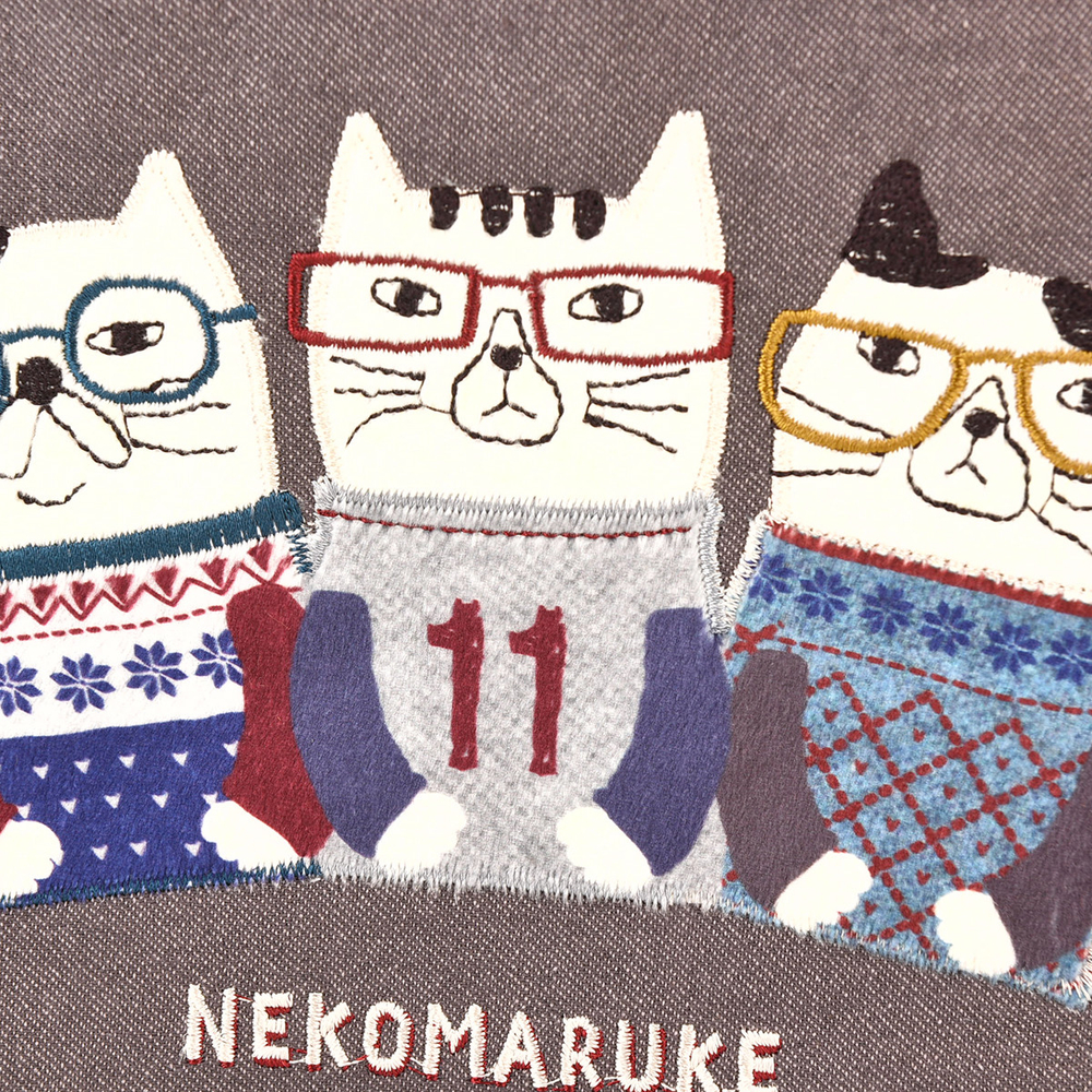 Складной кофр-органайзер для вещей, "NEKOMARUKE", коричневый, 24-7520-3, KUSUGURU