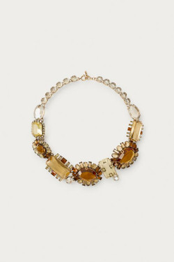 ZARA X MARISA BERENSON НАБОР ИЗ 3 ОЖЕРЕЛИЙ С ЦВЕТОЧНЫМИ УКРАШЕНИЯМИ , ЗОЛОТИСТЫЙ