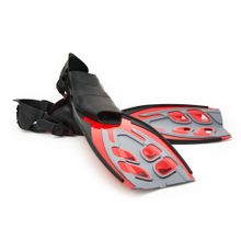 Ласты для плавания SALVAS Tonic Dive, BA190SMR1STS, размер S/M, красные