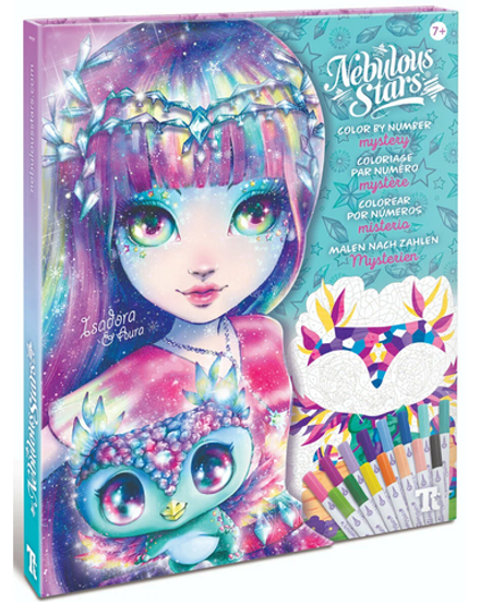 Детская раскраска по номерам серия Isadora, марка Nebulous Stars