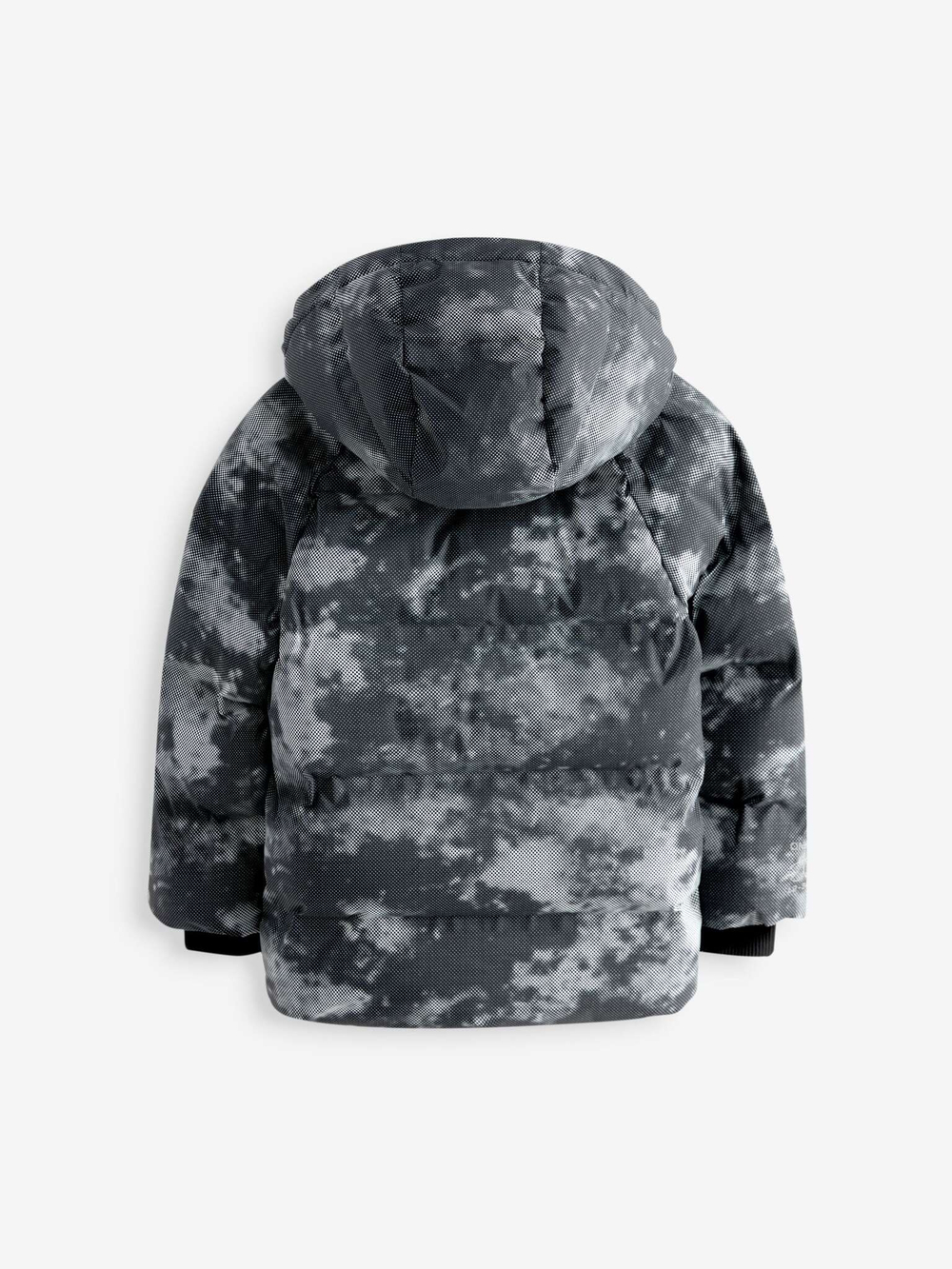 Куртка утепленная с капюшоном и флисовой подкладкой для мальчика Next Q51-579, Серый