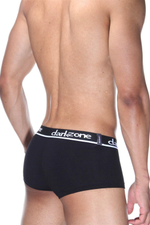 Черные хлопковые трусы-хипсы (Размер: M) (Цвет: черный)