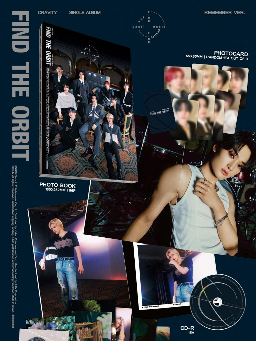 Альбом CRAVITY - FIND THE ORBIT 1st Single Album Special Edition REMEMBER Version