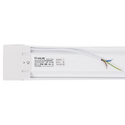 ULO-Q155 AL120-36W-4000K WHITE Светильник светодиодный накладной. Белый свет 4000K. Рассеиватель призма. Корпус белый. ТМ Volpe