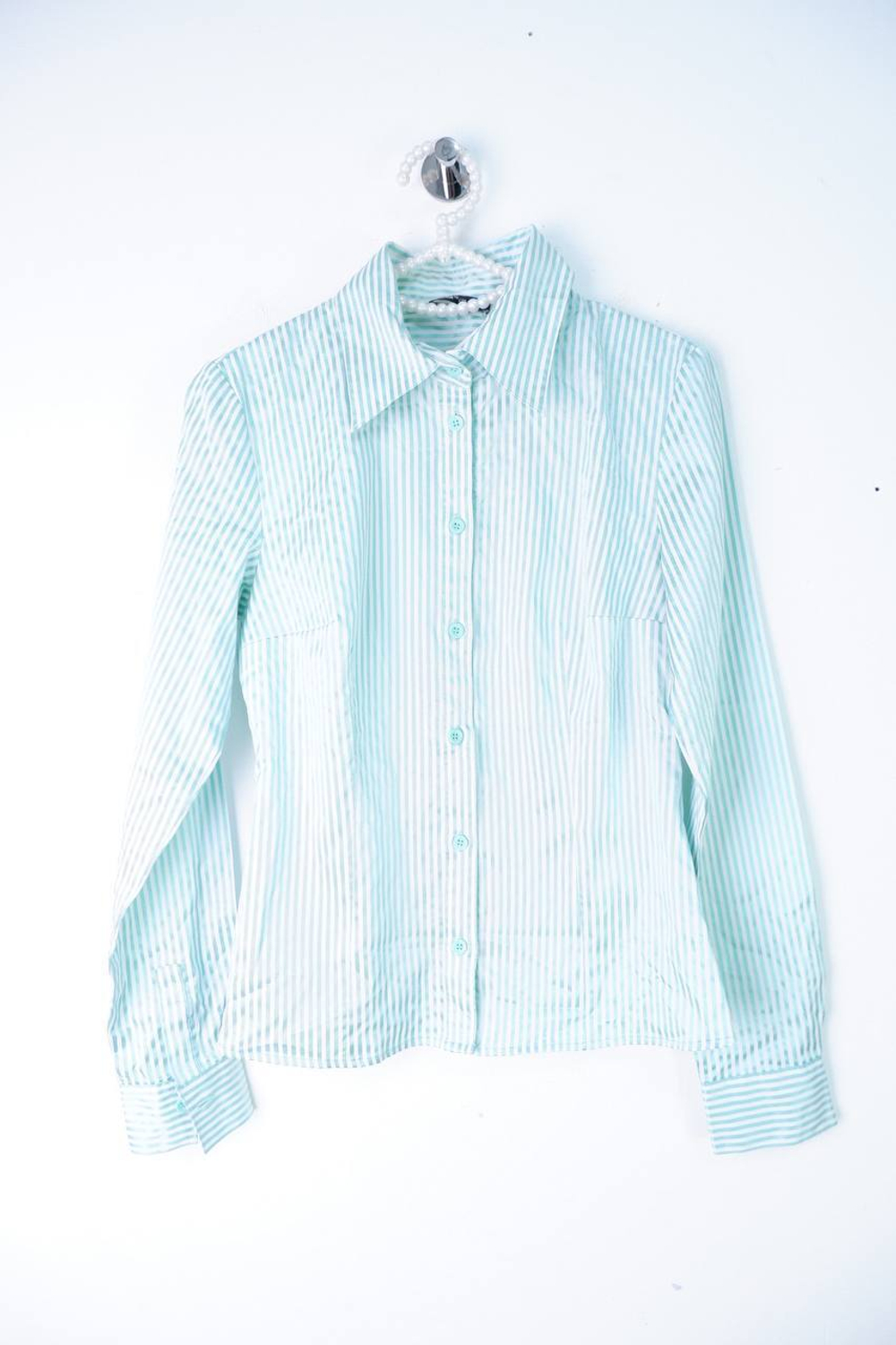 Блузка Oggi полосатая, визуально 42 размер